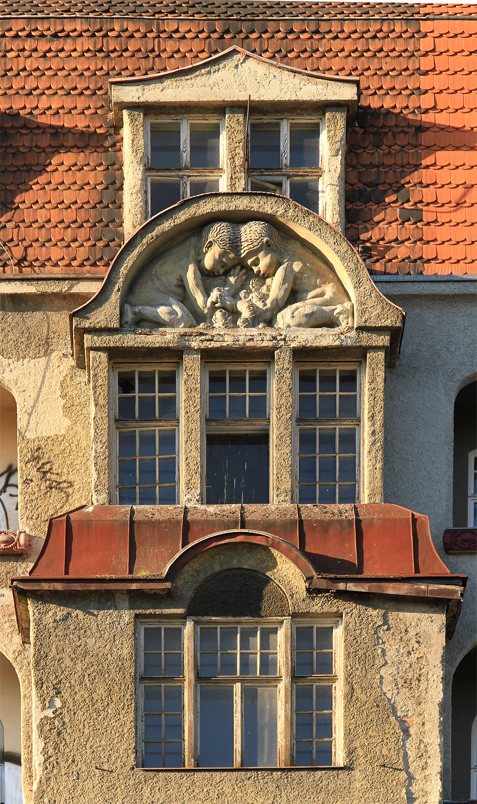 Komplikovaná členitost je nejvýraznější charakteristikou domu.