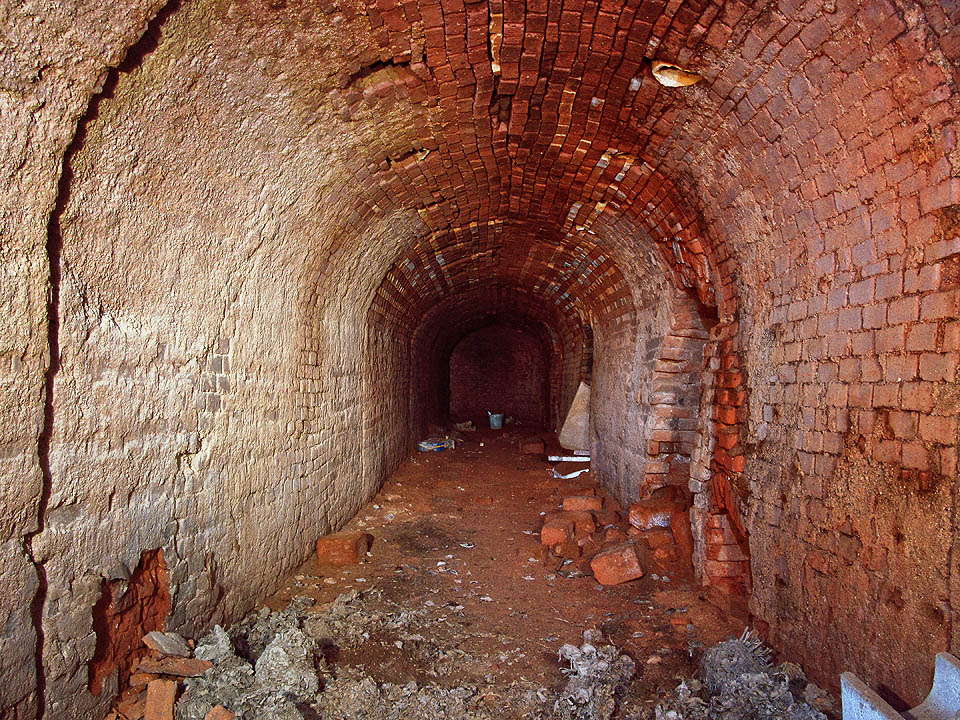 Pec na vypalování cihel je - jak jinak - z cihel.