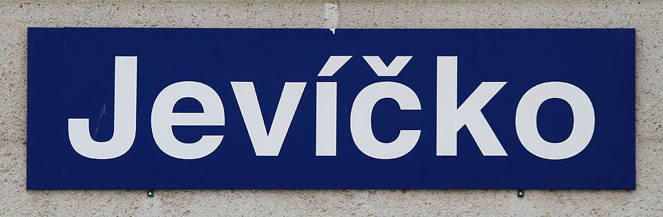 Železniční stanice, později zastávka a nákladiště Jevíčko.