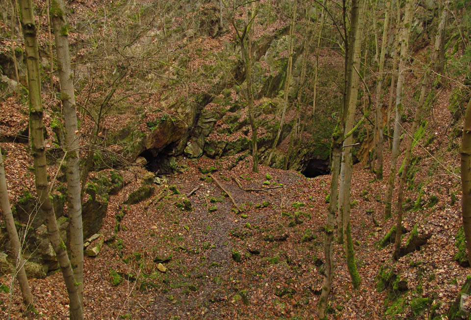 Pustý lom nebo Pusťák - jedna z cest do hlavní štoly.