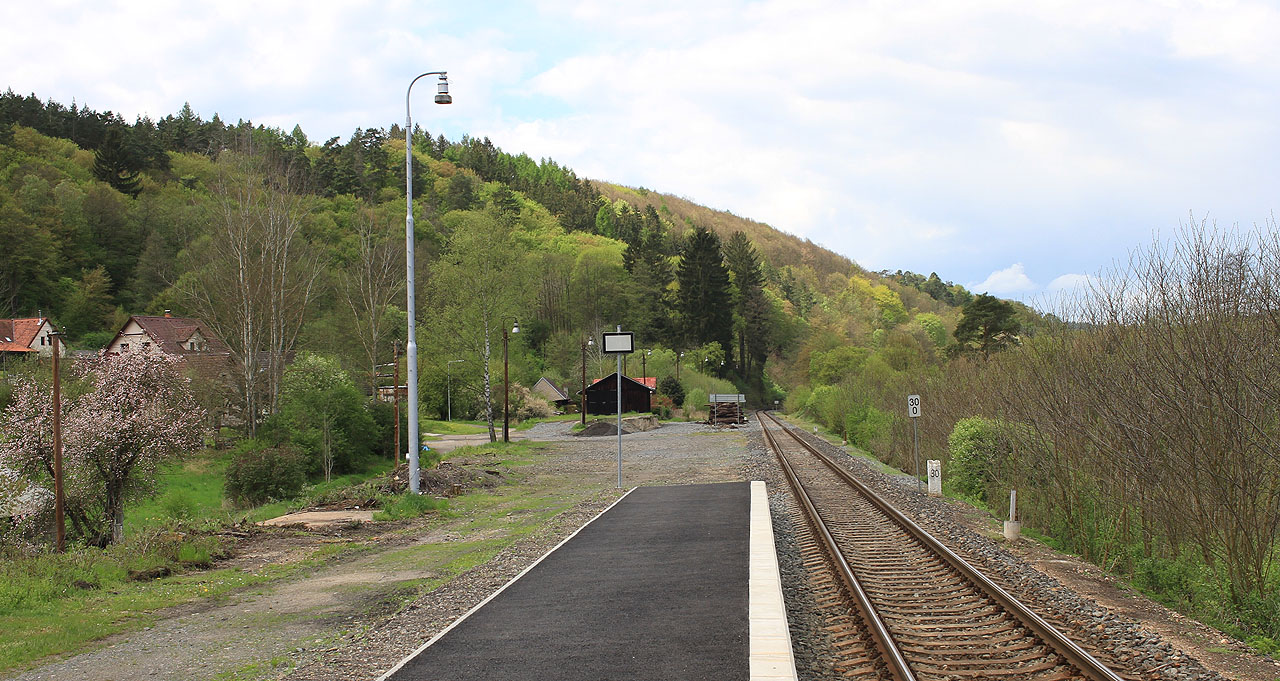 Třeba jednou nadejde den, kdy bude opět zapotřebí kolejí k míjení vlaků či nakládání dřeva z lesů pod Křivoklátem. Prostoru zůstalo na nádraží dost.