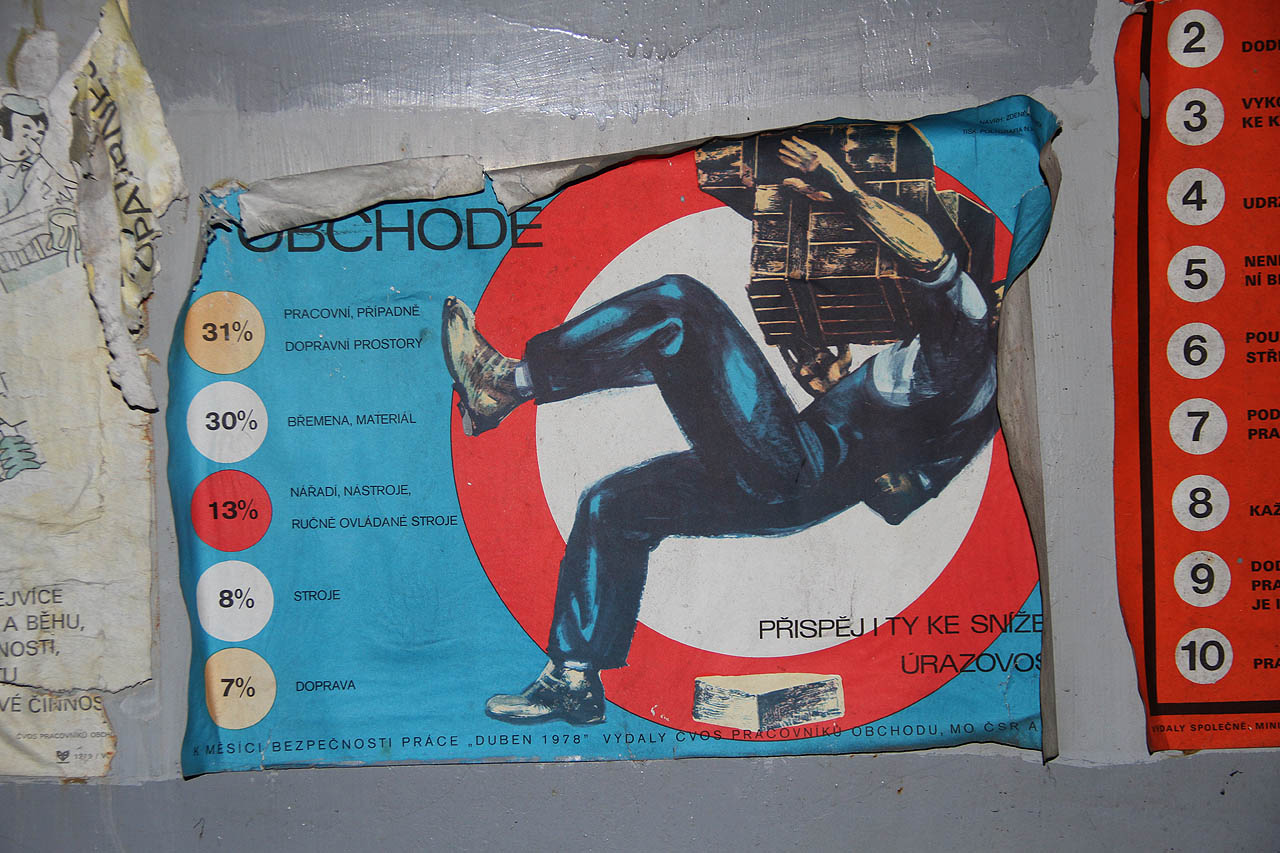 Největším příspěvkem ke snížení úrazovosti bylo zrušení všech prodejen a uzavření nákupního centra.