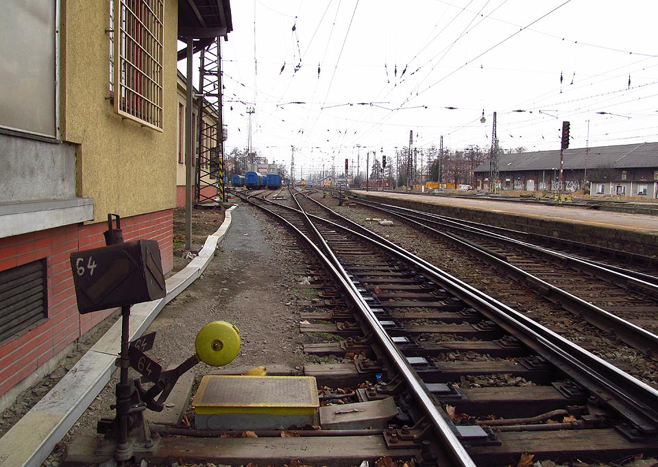 Vlečka Olomouc hlavní nádraží - pošta