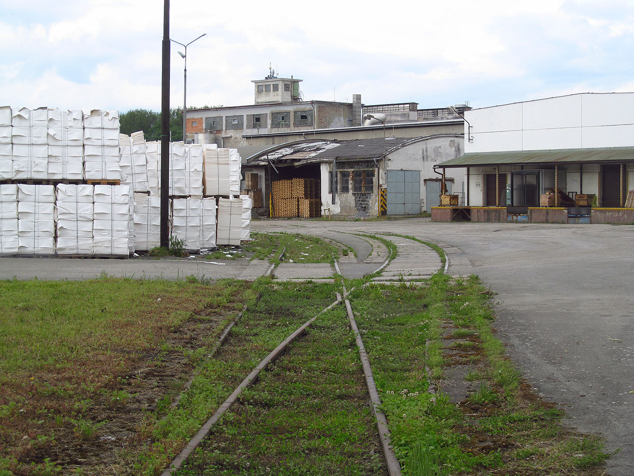 Papírna se specializuje na obalový papír a sáčky. Přestože je jich v přední části podniku u vlečky hodně, vlakem se již nevozí.