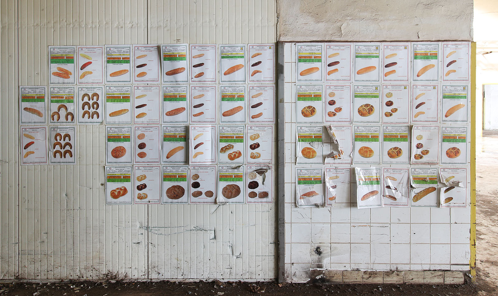 Sortiment pekáren odpovídající roku 2020, kdy byl provoz víceméně nečekaně ukončen.