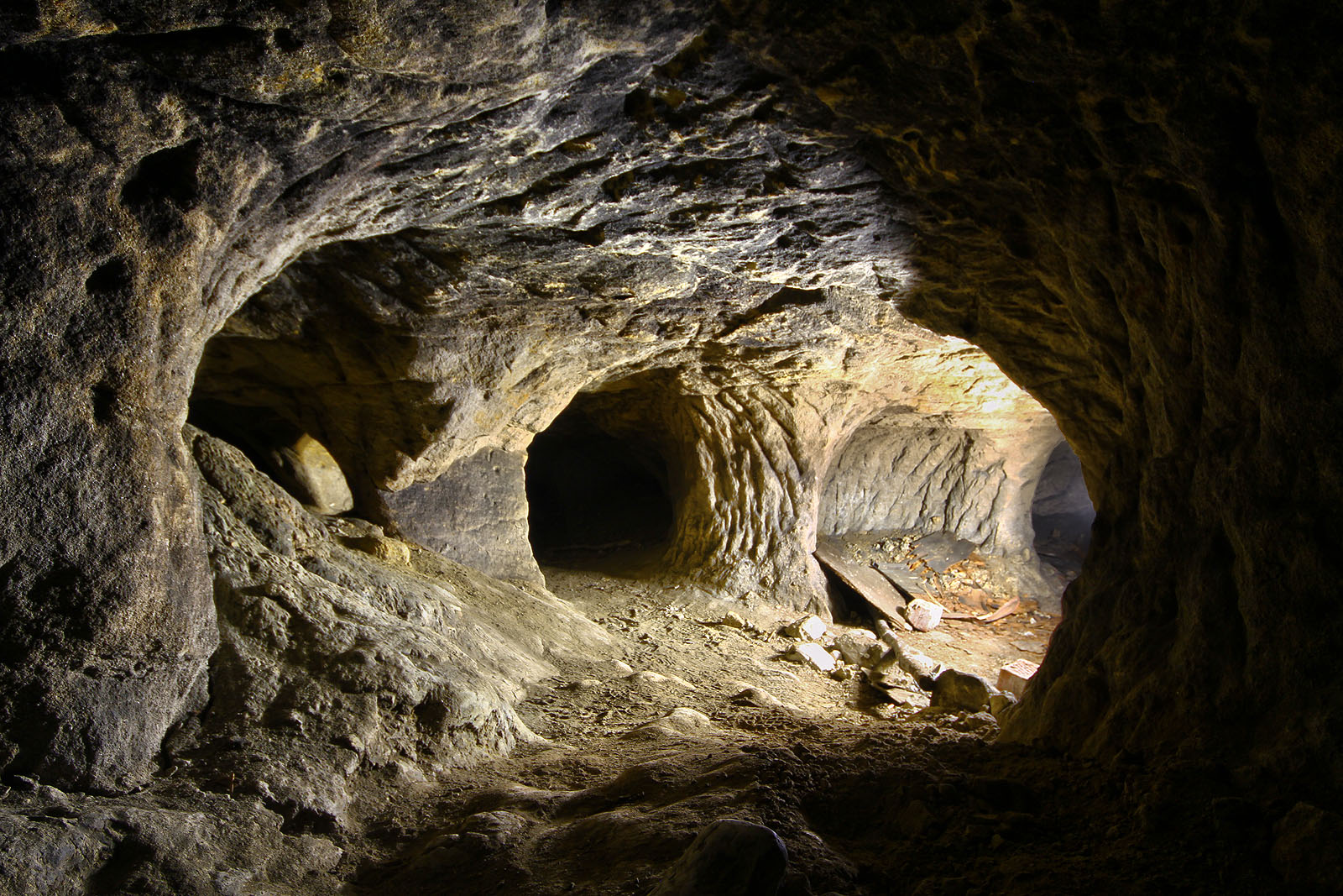 Podzemní pískovna Indiánka