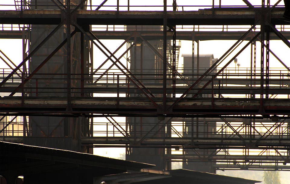 Ranní mlha nad Žižkovem.