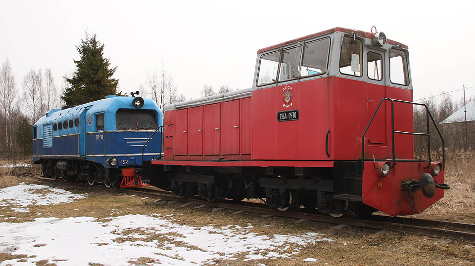 Kambarská posunovací lokomotiva ТУ6А-0470 pochází z roku 1975 a patří k nejlepe zachovalým provozním kusům v lavassaarském muzeu.
