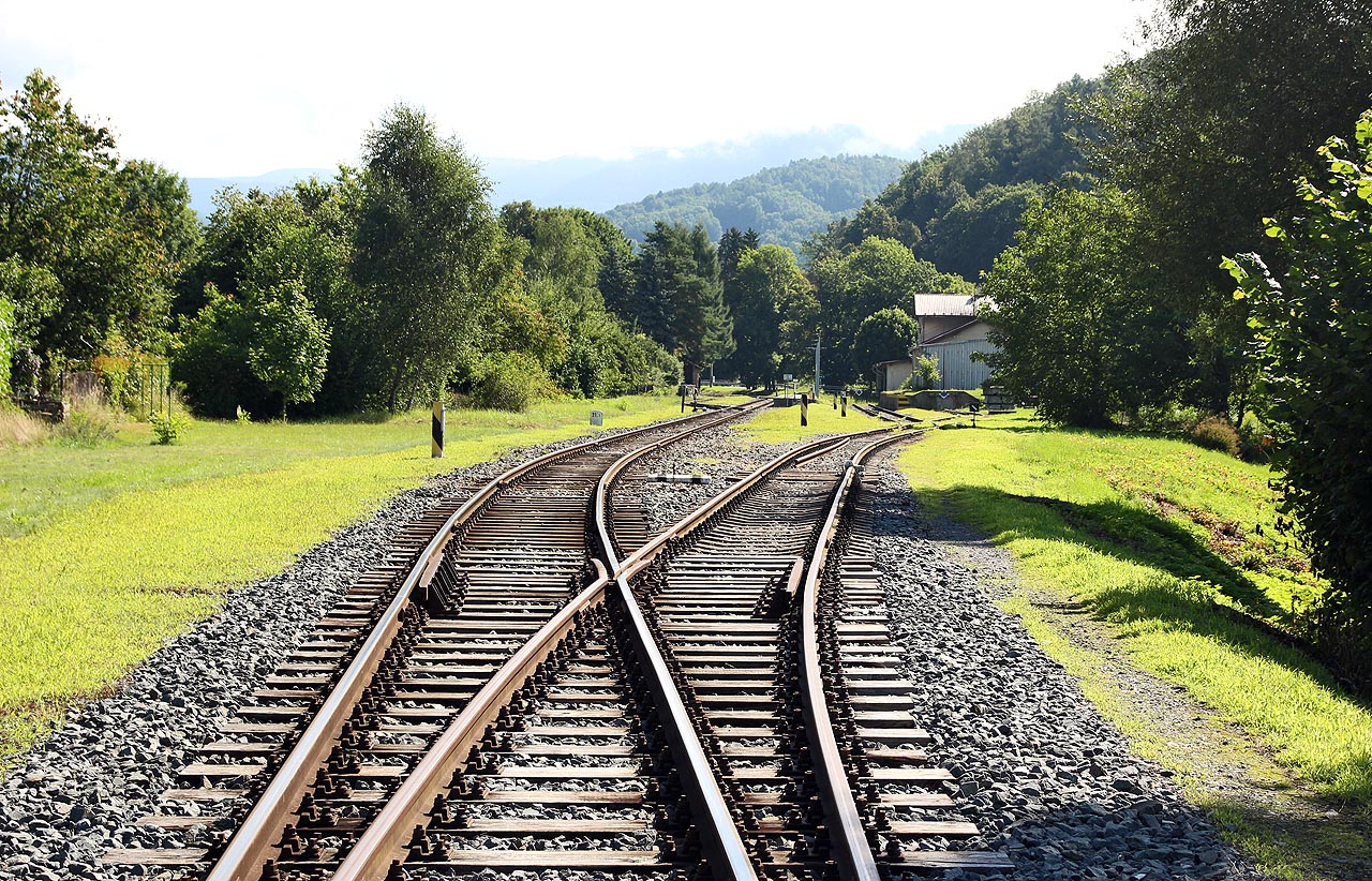 Vjezd do Sobotína od Petrova nad Desnou.