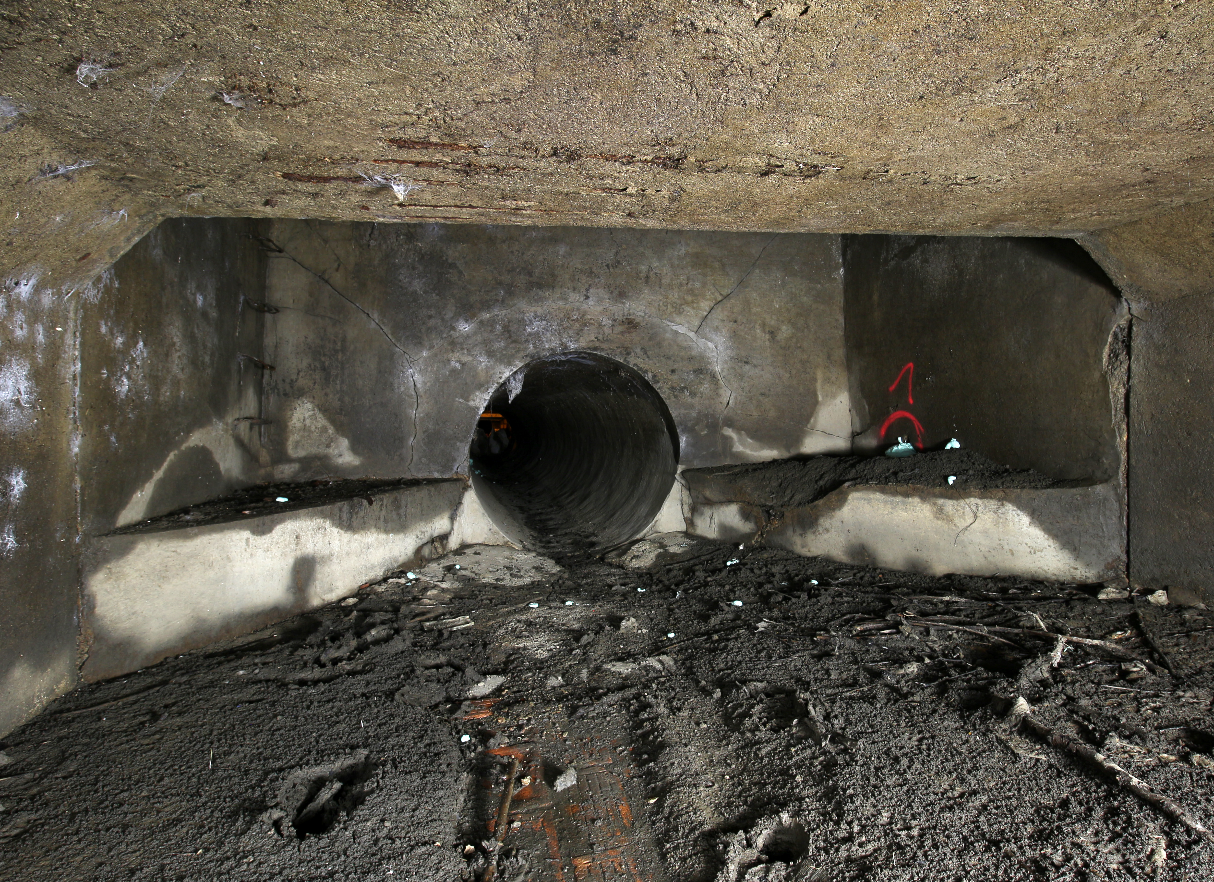 Ve 30. létech 20. století si v Židenicích mohli dovolit velkolepou chodbu o šířce několika metrů. V 50. létech ale zavládla chudoba - následující úsek okolo továrny Moravan a pod Kuncovým mostem se tísní v betonové rouře o průměru 120 cm. Ve 30. létech 20. století si v Židenicích mohli dovolit velkolepou chodbu o šířce několika metrů. V 50. létech ale zavládla chudoba - následující úsek okolo továrny Moravan a pod Kuncovým mostem se tísní v betonové rouře o průměru 120 cm.