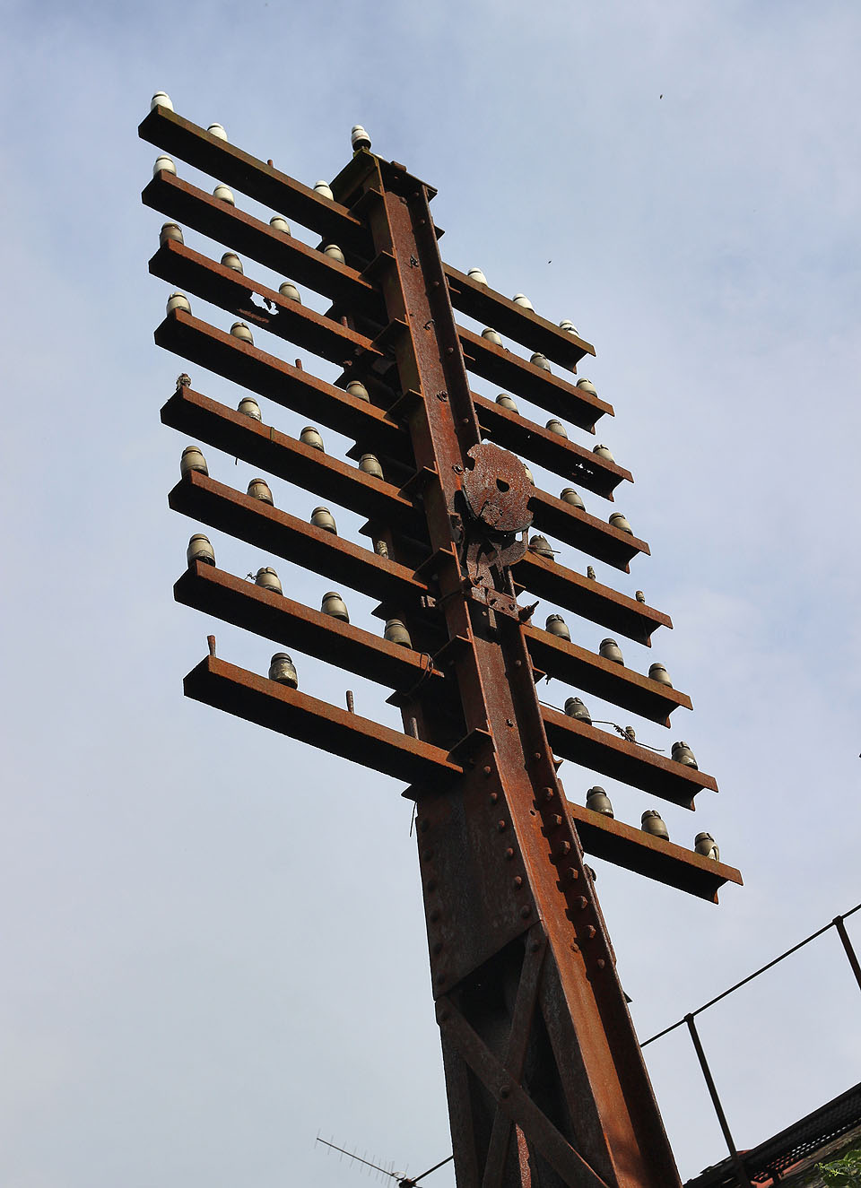 Telegrafní sloup na Rámovém vršku