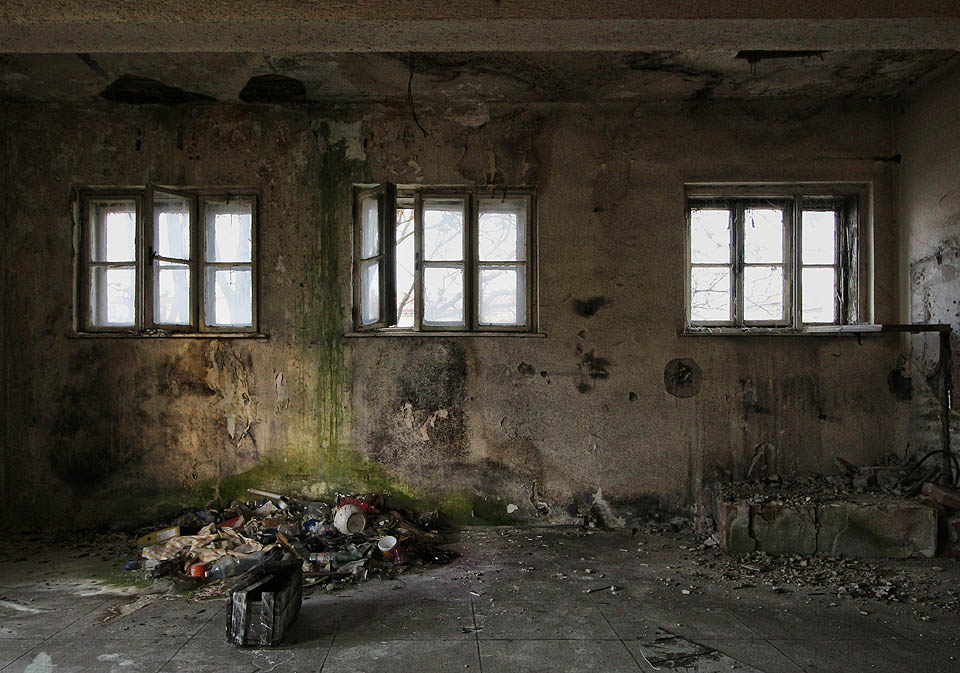 Ani v prvním patře není vždy sucho a čisto.