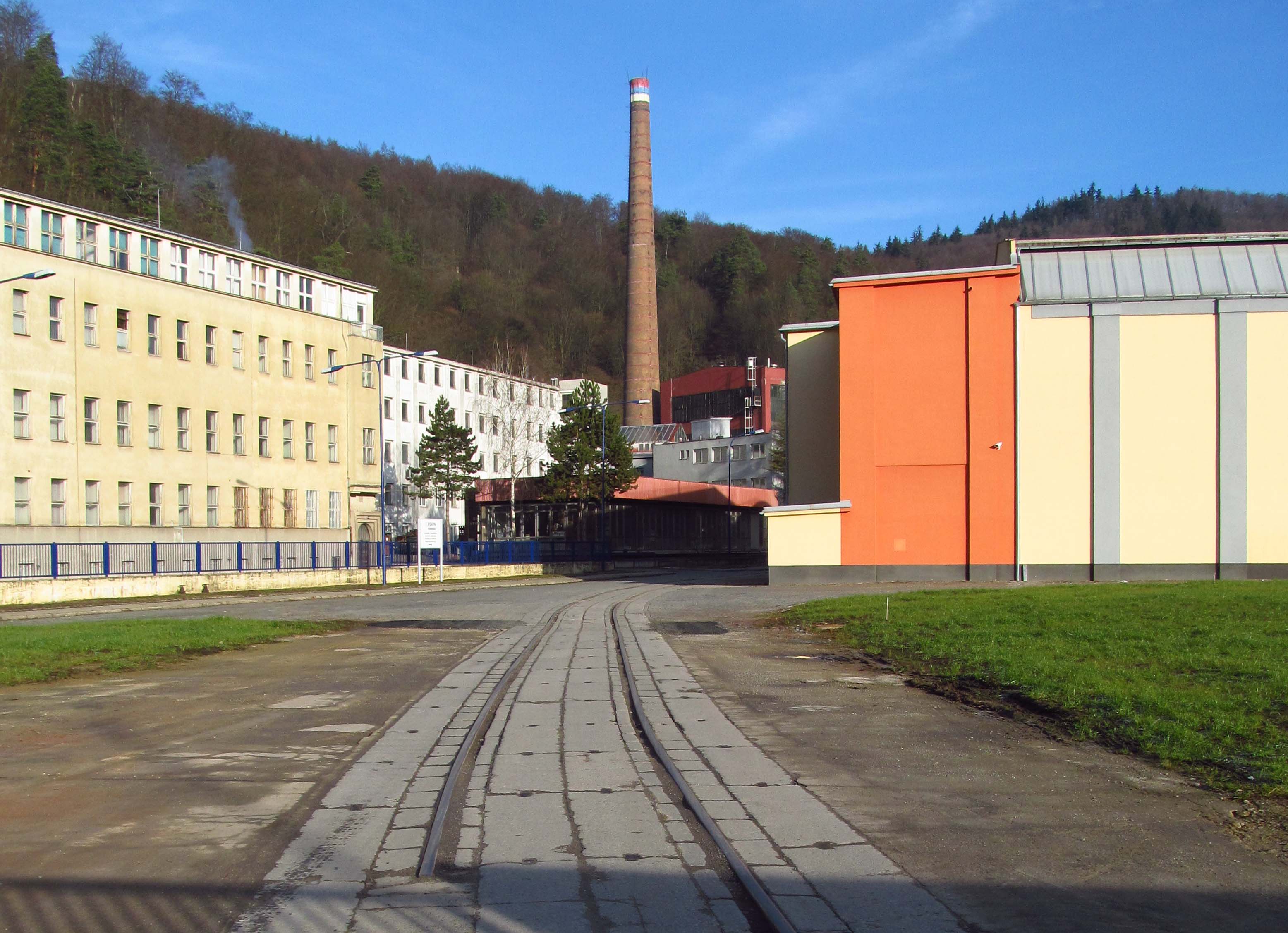 Továrny v údolí Svitavy.