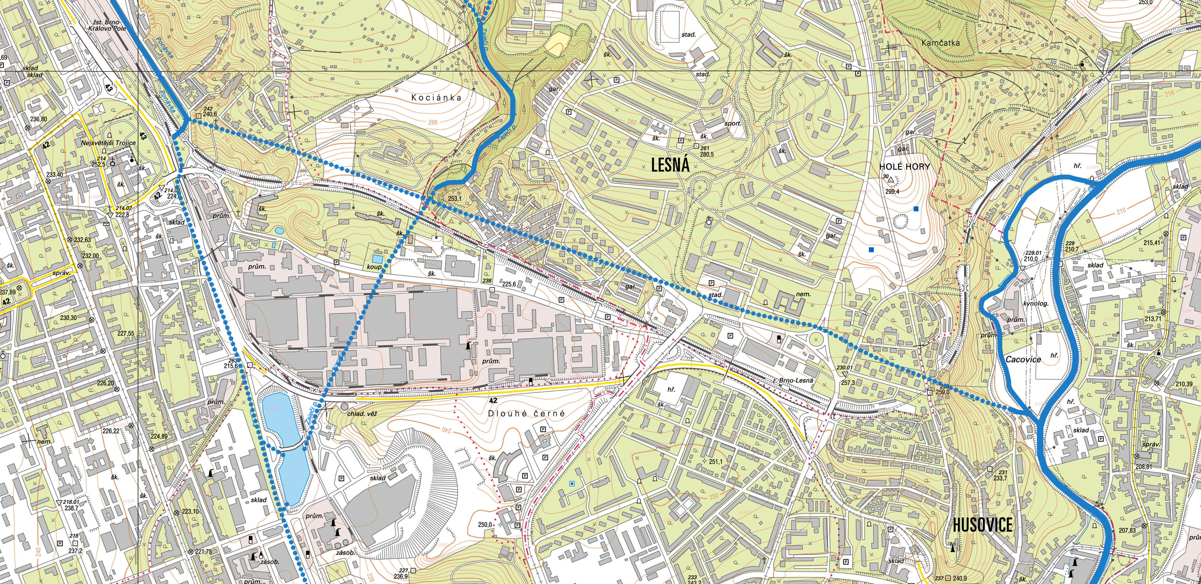 Celková délka nového tunelu Ponávky pod Lesnou je skoro přesně 3 km.