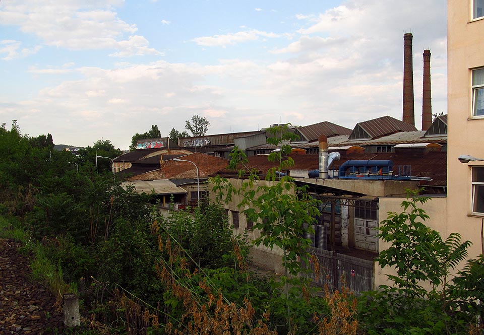 Pohled ze severního zhlaví dolního nádraží.