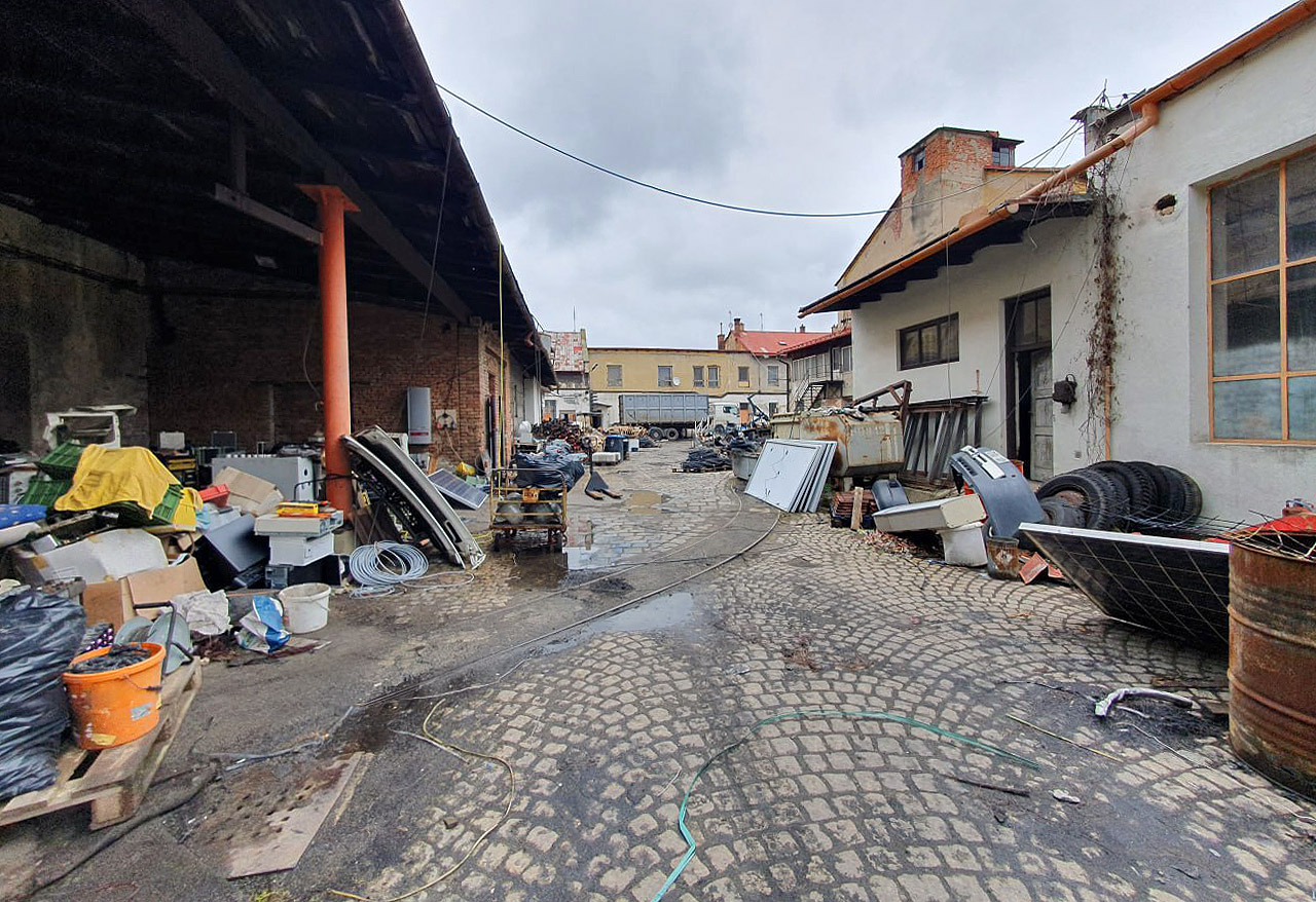 Úzkokolejka chemičky Biola v Letovicích