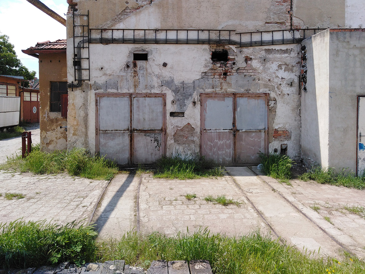 Úzkokolejka za Rokycanovou ulicí v Židenicích