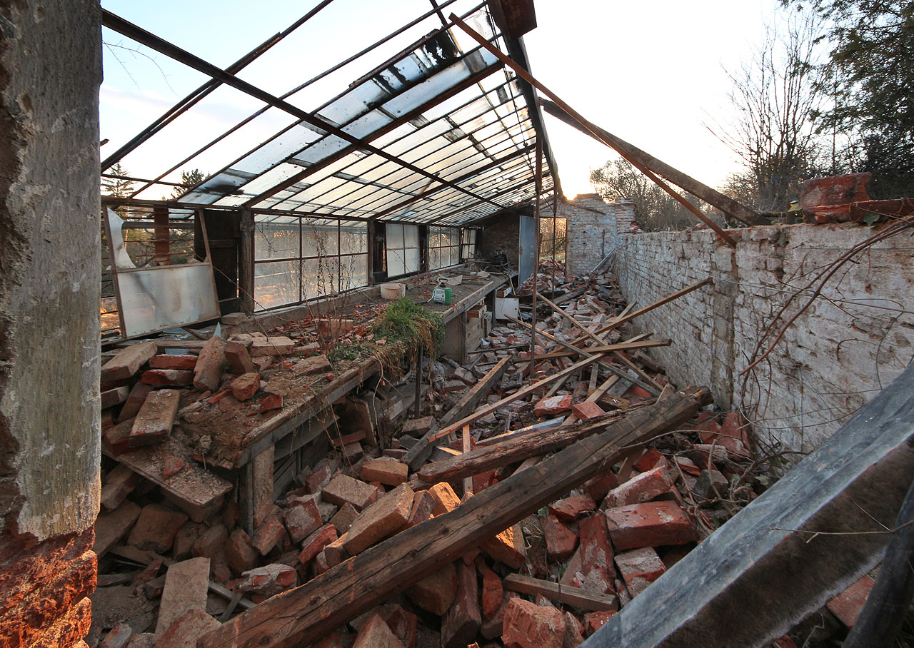 Tady před sto léty paní Eichlerová pěstovala své oblíbené květiny.