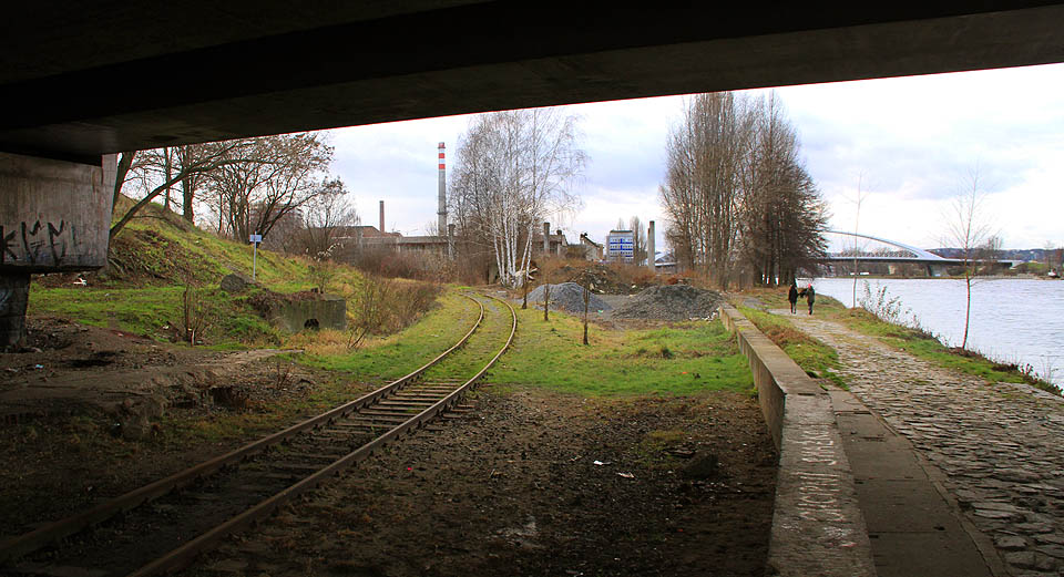 Vlečka Praha-Holešovice - přístav