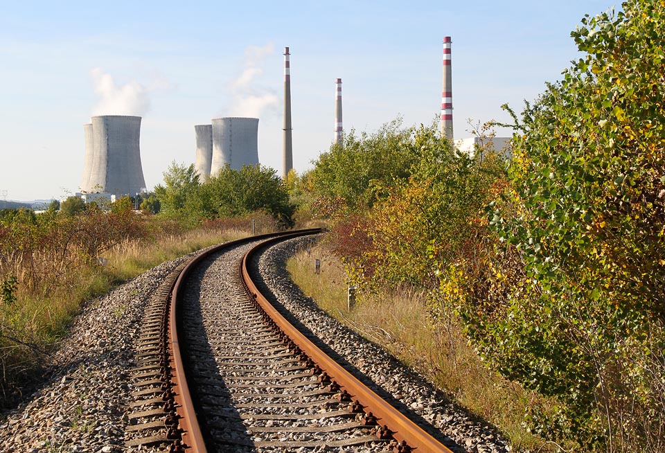 Vlečka Rakšice - jaderná elektrárna Dukovany