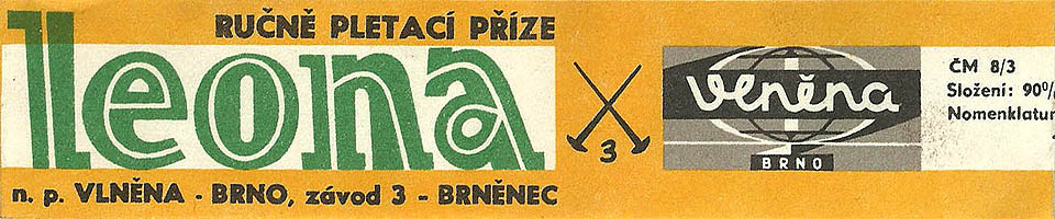 Oblíbenou přízi Leona pro ruční pletení dnes do Brna dodává firma GGH Hamburk. Oblíbenou přízi Leona pro ruční pletení dnes do Brna dodává firma GGH Hamburk.