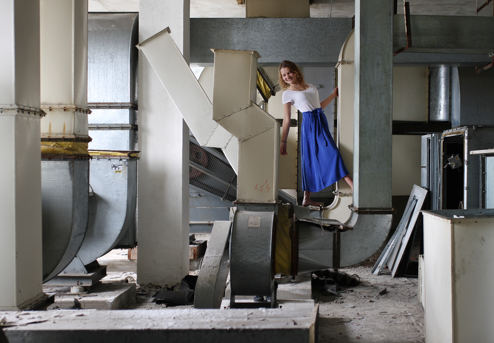 Dá se v ní třeba tančit na šelest lopatek vzduchových turbín.